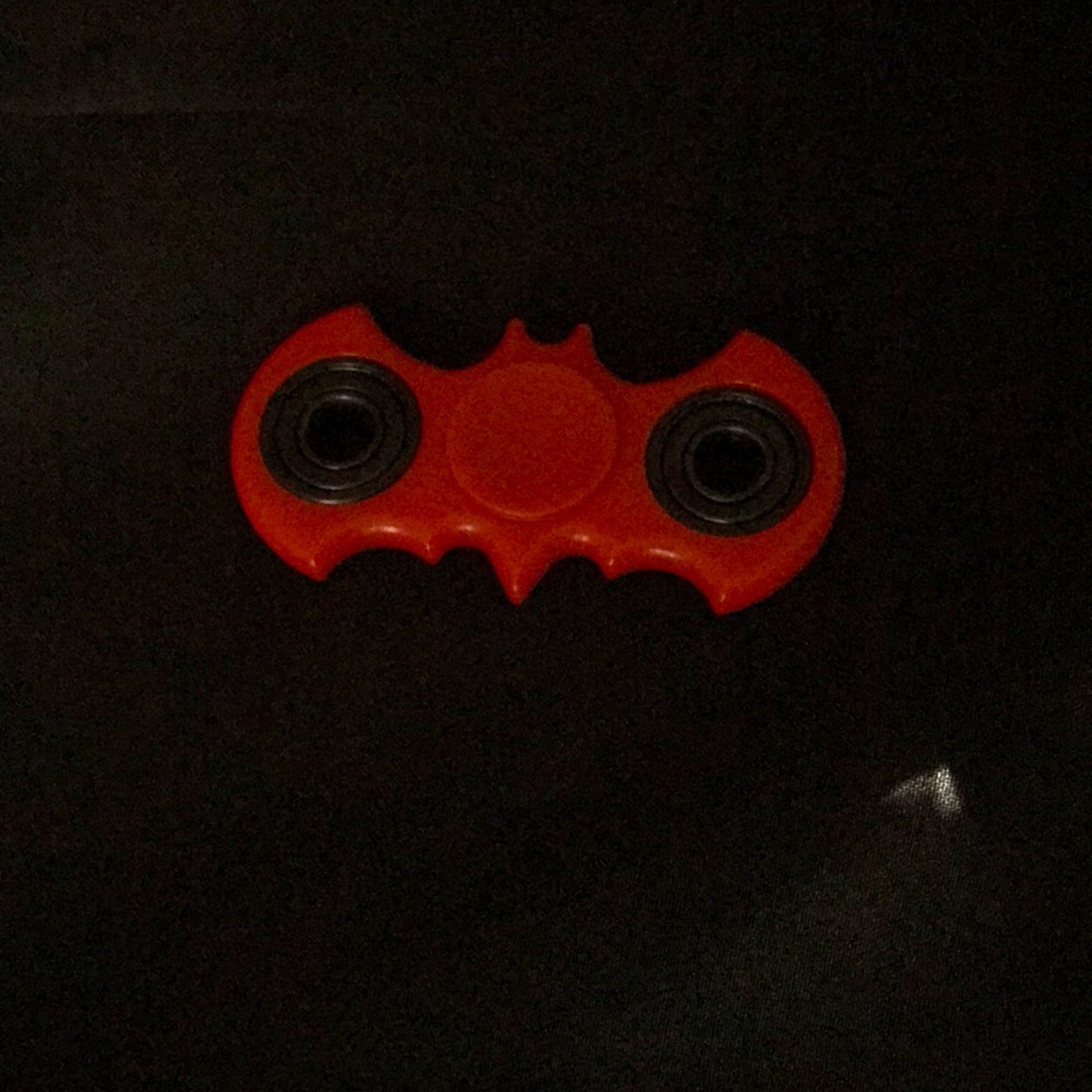 Red fidget spinner